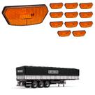 12 Lanterna Diamante Randon LED Âmbar Saída Fios