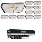 12 Lanterna Diamante Randon LED Cristal Saída Fios 12 Lanterna Diamante Randon LED Cristal Saída Fios