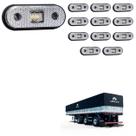 12 Lanterna Lateral Librelato LED Cristal Saída Fios 12 Lanterna Lateral Librelato LED Cristal Saída Fios