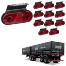 12 Lanterna Lateral Noma LED Rubi c/ Suporte - Fio