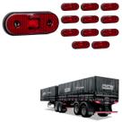 12 Lanterna Lateral Noma LED Rubi Saída Fios