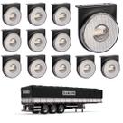 12 Lanterna Lateral Randon LED Cristal 85mm c/ Suporte - Fio 12 Lanterna Lateral Randon LED Cristal 85mm c/ Suporte - Fio