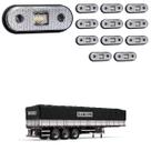 12 Lanterna Lateral Randon LED Cristal Saída Fios 12 Lanterna Lateral Randon LED Cristal Saída Fios