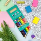 12 Lápis de Cor Multicolor Material Escolar