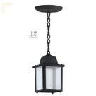 12 Luminaria Pendente Colonial Externo Vintage Preto alz14