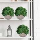 12 maços Picks Mini suculenta artificial com 6 hastes plantas artificiais atacada p/ vaso e decoração - DE2723