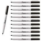 12 Marcadores Permanentes Sharpie Ultra Fina Ponta De 0,5 Mm