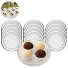 12 Mini Pratos Decorativo Bele Epoque Cristal Ecológico 11cm