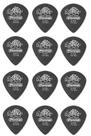 12 Palheta DUNLOP TORTEX 0,73mm JAZZ III Guitarra 482R Preta