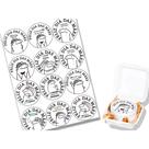 12 Papel Arroz comestível para mini bolo bento cake 9,5 Cm Redondo festa comemoração surpresa amor feliz dia das mães F 12 Papel Arroz comestível para mini bolo bento cake 9,5 Cm Redondo festa comemoração surpresa amor feliz dia das mães F