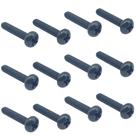 12 Parafuso M2.5x12mm Rosca Maquina PRETO Pan MXP 12 Parafuso M2.5x12mm Rosca Maquina PRETO Pan MXP