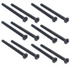 12 Parafuso Preto Captador HUMBUCKER GUIT 2,3X 33mm MXP