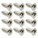 12 Parafusos p Jack Plate Tampo guitarra Cromado MXP 2995OVL