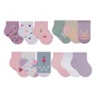 12 Pares De Meia Lisa Selene Infantil Kids Cano Baixo Para Crianças