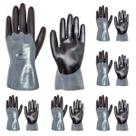 12 Pares Luva De Segurança Overpro Nitril Full Volk Resistência Térmica Até 100C