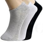 12 Pares Meia 100% COTTON Cano Curto Feminina Adulto N 34a39 Algodão ARA