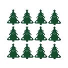 12 Peças De Suporte Para Talheres Em Feltro Em Formato De Árvore De Natal, Bolsa Para Garfo E