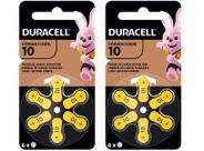 12 Pilha Auditiva 10 Duracell Longa Duração