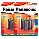 12 Pilhas Alcalinas Aaa Panasonic (2 Cart)