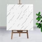 12 Placas Adesiva Parede Painel Branco Mármore 60x60cm Top