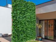 12 Placas Grama Premium UV Artificiais - quadro suspenso com folhagens Uv proteção contra raios solares