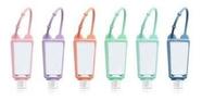 12 Porta Alcool Gel Frasco Portatil Mochila Chaveiro Bolsa