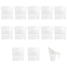 12 Potes Acrílico Retangular c/Tampa 1,5l+ 12 Conchas 300ml 12 Potes Acrílico Retangular c/Tampa 1,5l+ 12 Conchas 300ml