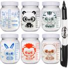 12 Potes Vidro Armazenar Leite Materno, Papinha (267.KAWAI-A