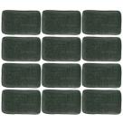 12 Pratos Cerâmica Verde 27x16cm Juta Sushi Travessas Retangulares Porto Brasil
