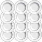 12 Pratos Fundo Tramontina Gabrielle em Porcelana Decorada 23 cm 96011010 12 Pratos Fundo Tramontina Gabrielle em Porcelana Decorada 23 cm 96011010