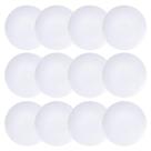 12 Pratos para Pão Tramontina Pequeno Branco Porcelana 16cm