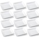 12 Pratos Quadrado 20cm em Melamina Para Buffet Restaurante 12 Pratos Quadrado 20cm em Melamina Para Buffet Restaurante