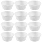 12 Ramekins 30ml Cada Mini Potes Servir Molhos Branco Uno Coza Restaurante Temperos