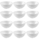 12 Ramekins de Melamina Relevo 90ml Branco Sauce Haus Bowls Pequenos Molhos