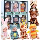 12 reborn bebê realista boneca bonito animal roupas coelho crianças meninas brinquedos aniversário 12 reborn bebê realista boneca bonito animal roupas coelho crianças meninas brinquedos aniversário