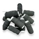12 Rolos Fio Lastex Elástico 10m Preto P/ Mega Hair Costura