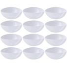 12 Saladeiras Tigelas Plásticas 5L Brancas Restaurantes Sobr 12 Saladeiras Tigelas Plásticas 5L Brancas Restaurantes Sobr