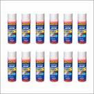 12 Spray Borracha Líquida Multiuso Impermeabilizante Vedação Branco 12 Spray Borracha Líquida Multiuso Impermeabilizante Vedação Branco