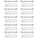 12 Suporte Para Taças Cromado Aramado Adega Bar Vinho 25cm