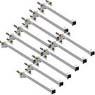 12 SUPORTES REFLETOR BASE RETA BRAÇO 30 cm 12 Cjts