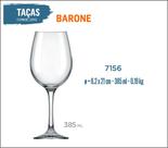 12 Taças Barone 385ml - Vinho Tinto Rosé Branco Água
