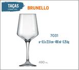 12 Taças Brunello 490ml - Vinho Tinto Rosé Branco Água