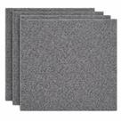 12 Tapetes Carpete Microfibra 60x60 Placa Piso Adesivo