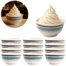 12 Tigelas Bowl Cumbuca De Melamina P/ Sobremesas 400ml