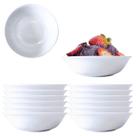 12 Tigelas Bowl Cumbuca Pote Redondo em Melamina 200ml