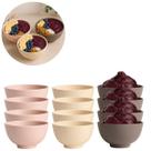 12 Tigelas Bowl Fibra de Bambu Sobremesa Sorvetes 300ml