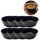 12 Tigelas Bowl Preto 400ml Pote Resistente Oriental