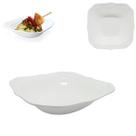 12 Tigelas Bowl Quadrada 250ml Pote em Melamina Sobremesas