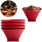 12 Tigelas Bowls 500ml Pote Resistente Sobremesa Vermelho 12 Tigelas Bowls 500ml Pote Resistente Sobremesa Vermelho