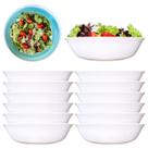12 Tigelas Saladeira Bowl Grande Cumbuca em Melamina Verde 800ml